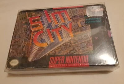 SimCity (Super Nintendo) Brand New Sealed Sim City SNES - Image 1 of 4