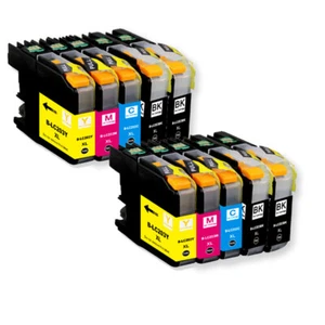 Print Ink cartridges fits Brother LC203XL LC201 MFC-J460DW MFC-J480DW MFC-J485DW - Picture 1 of 21