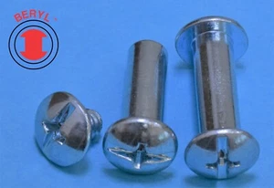 SB1024-1, cabezal de armadura combo de acero zinc, tornillo de tuerca de poste #10-24 juegos de 1" 25 - Imagen 1 de 1