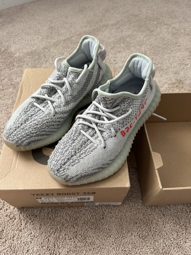 Taglia 5.5 Adidas Yeezy Boost 350 V2 tinta blu bassa con scatola