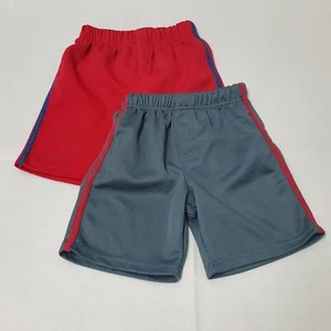 Shorts Boys Size 5 (Set of 2) Red Gray Casual Bottoms Summer Play Clothes - Picture 1 of 6