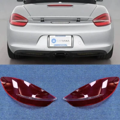 2Pcs Tail Light Lens Cover Replace For Porsche Boxster 2013-2016 Cayman 2014-16 - Image 1 of 4