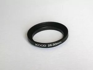 STEP UP ADAPTER 28MM-30MM STEPPING RING 28MM TO 30MM 28-30 FILTER - Picture 1 of 1