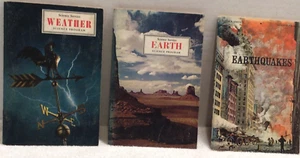 1970s Science Service Program Weather Earth Earthquakes Lot of 3 Books - Picture 1 of 12