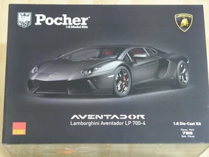 pocher lamborghini aventador 1.8 LP700-4 nuovo originale imballato e nero - Foto 1 di 1