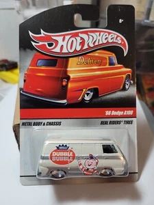 Hot Wheels 2010 Sweet Rides Delivery DUBBLE BUBBLE '66 Dodge A100 Van w/RRs VHTF - Picture 1 of 6