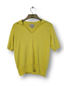 Pure Collection Yellow Short-Sleeved T-Shirt - Soft and Stylish (Size 10) - Picture 1 of 4