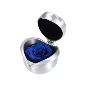 eternal rose flower blue rose Birthday mother Valentine's Day Flower box - Picture 1 of 4