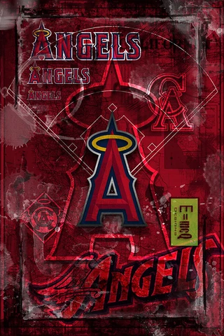 Los Angeles Angels 12x18inch Poster Los Angeles Angels Baseball Free Shipping Us Cover