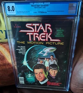 CGC 8.0 Sehr guter Zustand Star Trek The Motion Picture Marvel Super Special Magazin #15 1980 - Bild 1 von 7