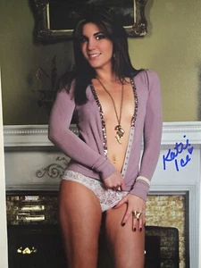 Katie Ice handsigniertes signed 8x10" Foto mit COA Model - Bild 1 von 5