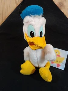 DONALD DUCK 12" Peluche Disneyland Walt Disney World Vinilo Bill Sombrero Azul MFR-102 - Imagen 1 de 9