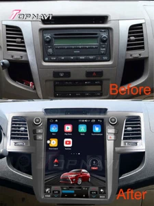 12.1Inch for Toyota Fortuner 2005-2015 Car GPS Navi Stereo 4G RDS Androind 14.0 - Picture 1 of 10