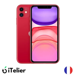 Apple iPhone 11 - 128 Gb - Rouge - Parfait état - Sans Face iD - Photo 1/4