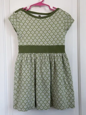 Tea Collection girls 5 multi color dress EUC - Image 1 of 3