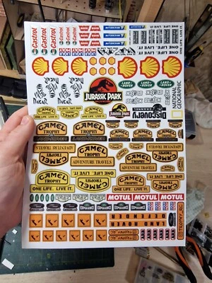 "Camel Trophy" stickers. .Scale 1/10. Stickers decals. Decals. - Image 1 of 4