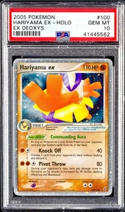 Hariyama EX RARE HOLO EX DEOXYS INVESTMENT SSP POKEMON GEM MINT PSA 10 - Picture 1 of 2