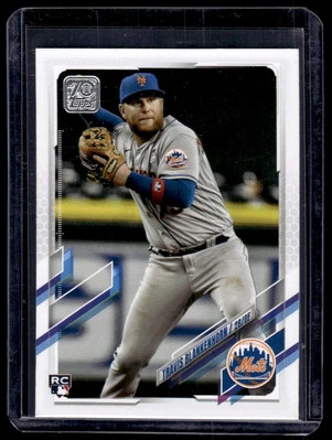 2021 Topps Travis Blankenhorn Rookie #US231 New York Mets - Image 1 of 2