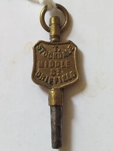 T.Stockdale Middle St Driffield Advertising Pocket Watch Key - Picture 1 of 2