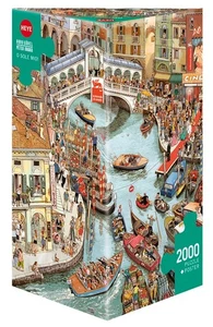 NEW Heye Jigsaw Puzzle 2000 Pieces 12+ Ages Triangular O Sole Mio! - Picture 1 of 2