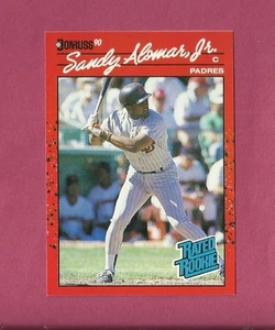 1990 DONRUSS SANDY ALOMAR, JR. ROOKIE CARD #30 SAN DIEGO PADRES - Bild 1 von 1