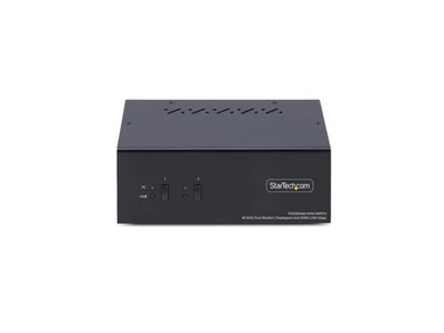 StarTech 2-Port Dual-Monitor DisplayPort and HDMI KVM Switch - 4K 60Hz - 1x HDMI - Image 1 of 4
