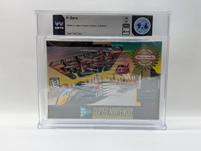 WATA 9.6 Graded F-Zero (Super Nintendo, 1991) New - Image 1 of 4
