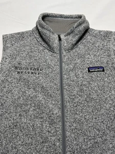 Woodford Reserve Patagonia Gray Alcohol Womens XL Bartender Better Sweater Vest - Picture 1 of 10
