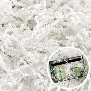1/2 LB White Crinkle Cut Paper Shred Filler for 1 Count (Pack of 1),  - Picture 1 of 4