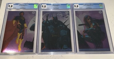 Absolute Batman Wonder Woman Superman #1 CGC 9.8 Mark Spears Juego de conexión Foto 1 de 4