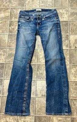 Pantalones de mezclilla Big Star Liv corte bota para mujer talla 29L X 33” entrepierna vaquera occidental Foto 1 de 3