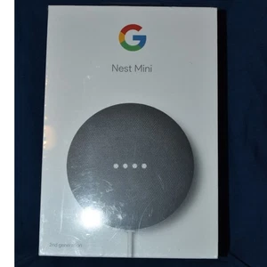 BRAND NEW Google Nest Mini 2nd Generation Charcoal SEALED - Picture 1 of 3