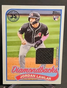 Serie Actualización Topps 2024 1989 Jordan Lawlar Reliquia Arizona Diamondbacks Béisbol - Imagen 1 de 2