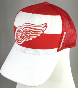 Cappello uomo Reebok Detroit Red Wings snapback regolabile OSFM hockey NHL nuovo etichette - Foto 1 di 12