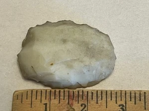 Antique Paiute Nevada Found 2.5” White Quartz Scraper Knife - Picture 1 of 4