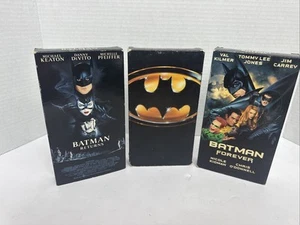 VTG 3 Sets Of VHS’s Batman Michael Keaton and Batman returns & Batman forever - Picture 1 of 5
