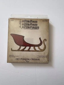 Sizzix Bigz Die Sleigh Ride Tim Holtz Alterations 660038 Very Rare Die - Picture 1 of 4