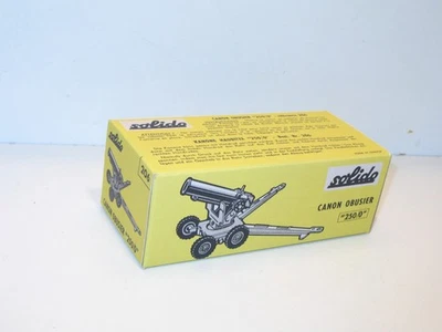 Solido Rif. 206, Scatola Repro Cartone Rigido per Canon Militare Obice - Immagine 1 di 3