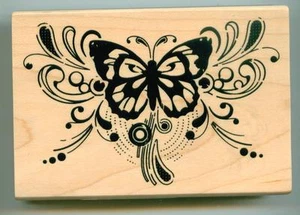 INKADINKADO Stempel SCHMETTERLINGSZAUBER Holz montiert, Schmetterlinge - Bild 1 von 1