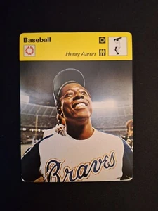1977 Sportscaster Card - Hank Aaron - Picture 1 of 2