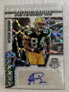 2022 Mosaic Andre Rison White Mosaic Auto #d 16/25 - Picture 1 of 2