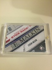 2010 ITG SUPERLATIVE VOL 2 EVGENI MALKIN STICK RACK NAMEPLATE TRUE 1/1