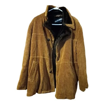 Chaqueta cortavientos de Van Heusen para hombre de pana talla 42/grande forrada de piel sintética Foto 1 de 4