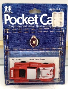 Tomy Pocket Cars IMSA Turbo Toyota New In Package 1982 NOS 217-65 Made In Japan - Picture 1 of 4