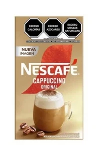 NESCAFE CAPPUCCINO ORIGINAL 6 SOBRES MEXICAN COFFEE INSTANT - Picture 1 of 1