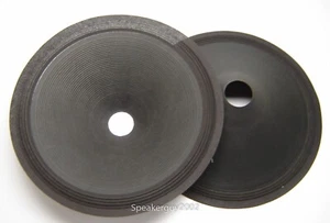 Pair 15" Paper Cones - Speaker Parts -- UKM21 - Picture 1 of 2
