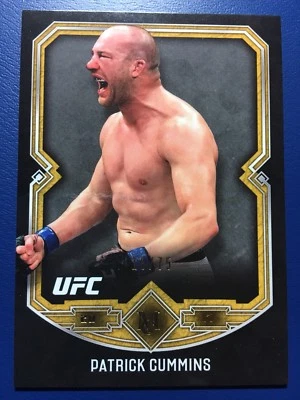 PATRICK CUMMINS 2017 Topps Museum Collection GOLD PARALLEL #D 18/75 - Image 1 of 2