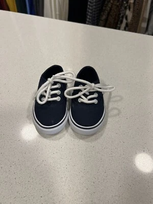 Janie и Jack Baby мальчика саржи темно-кроссовки размер 4 новый без ЯРЛЫКОВ (никогда не носили) - Изображение 1 из 4