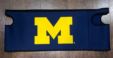 Michigan Wolverines Ice Chest Wrap Cooler Cover Coozie Koozie NCAA Rawlings Cover