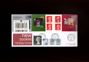 2013 Football Heroes Self adhesive booklet pane Royal Mail FDC. - Picture 1 of 1